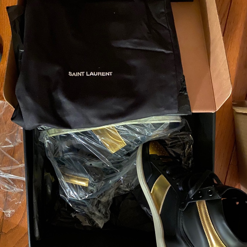 Saint Laurent Sl10h High Top Sneak - Picture 5 of 7